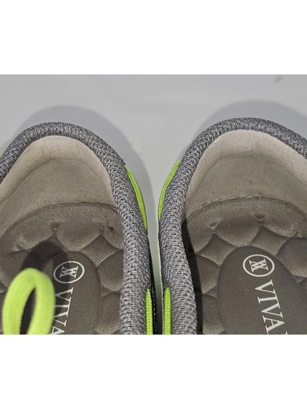 VIVAIA Women's Gray Green Square-Toe Jackie Slip On Driver Loafers Sz 5.5 148 - Picture 16 of 16